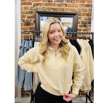 Cozy Cream Half-Zip