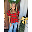 The Uptown Peach Farah’s Festive Top