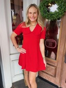 Reagan Red Dress