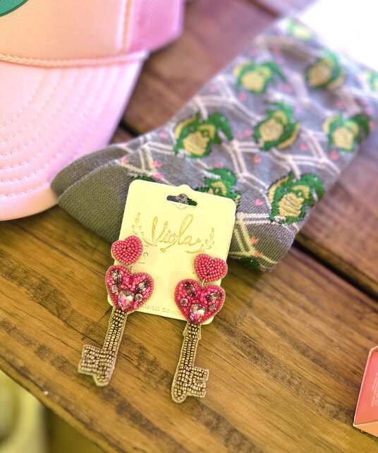 Key To My Heart Earrings Key To My Heart Earrings