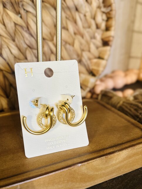 Circle Dangle Hoops Circle Dangle Hoops
