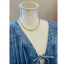 Gold Linked Necklace