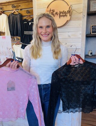 Bows for Days Mesh Top