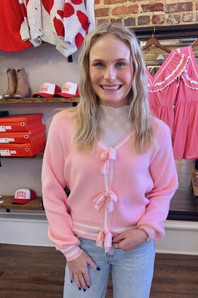 The Pink Bow-Tie Sweater