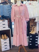 The Red & White Bow Maxi