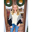 The Uptown Peach Olivia Oversized Top