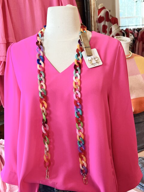 Claire Chain Link Cell Phone Strap