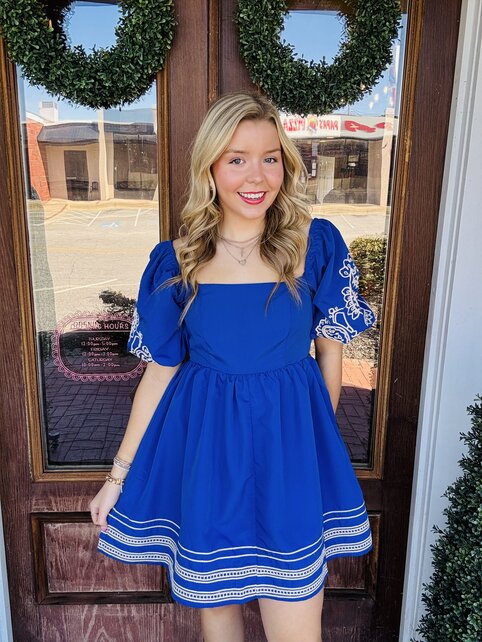 Brooklyn Blue Detailed Dress