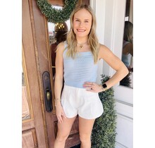 Whitney White Denim Shorts
