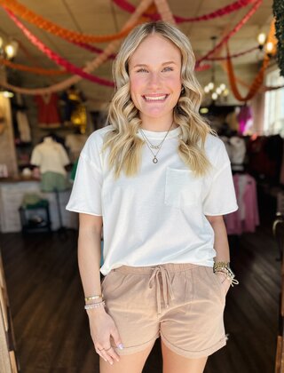 Tara Tan Casual Shorts