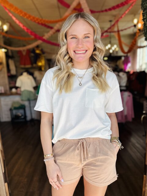 Tara Tan Casual Shorts