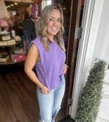 The Purple Paisley Top