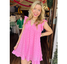 Bubblegum Pink Spring Dress