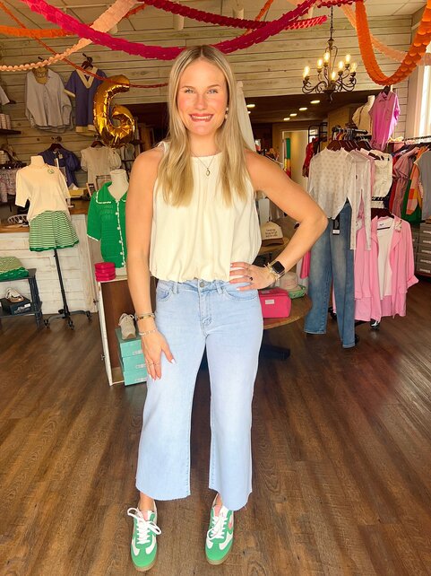 Hailey High Rise Wide Leg Jeans