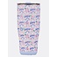 The Uptown Peach Simply Southern Bow Tumbler 30oz