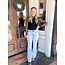 The Uptown Peach Hadley High Rise Flares