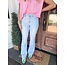 The Uptown Peach Sarah Super High Flare Jeans
