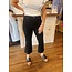 The Uptown Peach Forever Black Crop