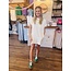 The Uptown Peach Tiffany T-Shirt Dress