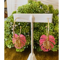 Leah Leaf Hoops