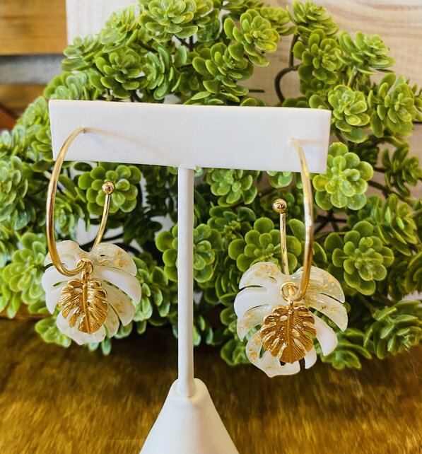 Leah Leaf Hoops Leah Leaf Hoops