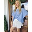 The Uptown Peach Sky Blue Basic Tee