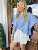 Pleated Athletic Shorts