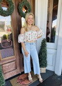 Finley Floral Bubble Top