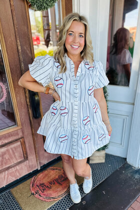Baseball Mini Dress