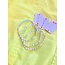 The Uptown Peach Beaded Blondes Pastel Bracelet