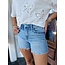 The Uptown Peach Rebecca High Rise Shorts