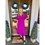 The Uptown Peach Molly Magenta Casual Maxi