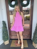 Sweet Spring Bow Tie Dress