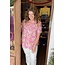 The Uptown Peach Finley Floral Blouse