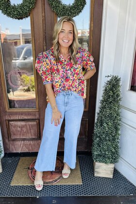 Hailey High Rise Wide Leg Jeans