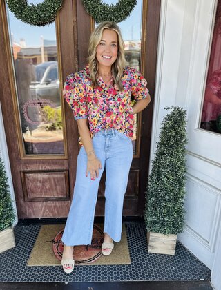 Hailey High Rise Wide Leg Jeans