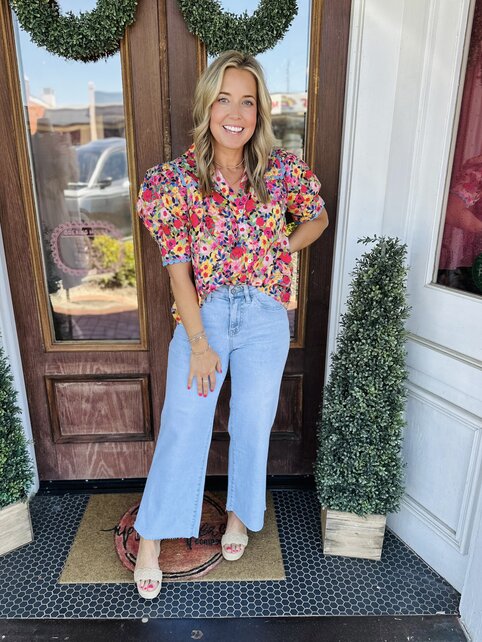 Hailey High Rise Wide Leg Jeans