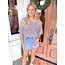 The Uptown Peach Miss Americana Oversized Top
