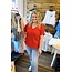 The Uptown Peach Summer Basic Blouse
