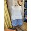 The Uptown Peach Whitney White Bow Top