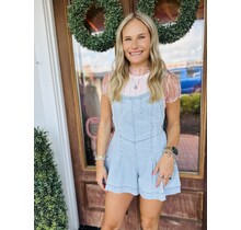 Darling Denim Romper