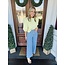 The Uptown Peach Butter Yellow Spring Top