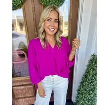 Maggie Magenta Top