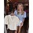 The Uptown Peach Tillie Textured Blouse