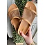 The Uptown Peach Rebecca Rhinestone Sandals