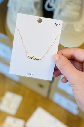 Cool Mom Gold Necklace