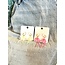The Uptown Peach Britney Beaded Bow Earrings