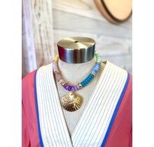 Cassie Colorful Seashell Necklace