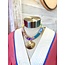 The Uptown Peach Cassie Colorful Seashell Necklace