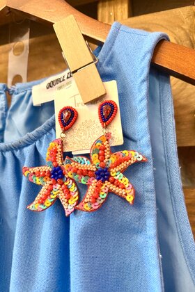 Under the Sea Starfish Earrings